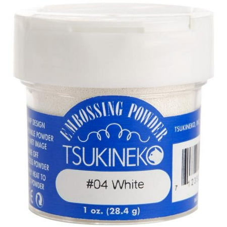 Tsukineko Embossing Powder - Embossing Powder 1oz-White