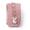 thumbnail image 1 of Children Spring And Autumn Leggings Cute Korean Version Leggings Elastic Solid Color Rabbit Nine-Point Pants For 3-12 Years Old DP M, 1 of 6