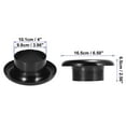 thumbnail image 3 of 4inch Bellmouth Velocity Stack Adapter Turbo Air Intake Horn Air Inlet Decorative Cover, 3 of 6