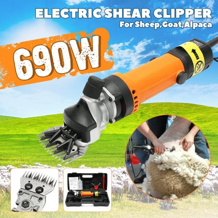 690W Electric Shearing clipper Supplies Clipper Shear Sheep Goats Alpaca electricshear Shears (Best Sheep Hoof Trimmers)