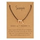 thumbnail image 1 of Pulseras para mujer, regalos para mujer, tarjeta de papel, doce cuerdas de nailon, pulsera de aleación ajustable y estable, pulsera de papel de regalo, 1 of 3