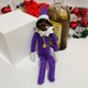 thumbnail image 2 of 11.81 In Lindo Muñeco Elfo Navideño Figura Peluche Navideña Adorno Juguete () Púrpura, 2 of 9