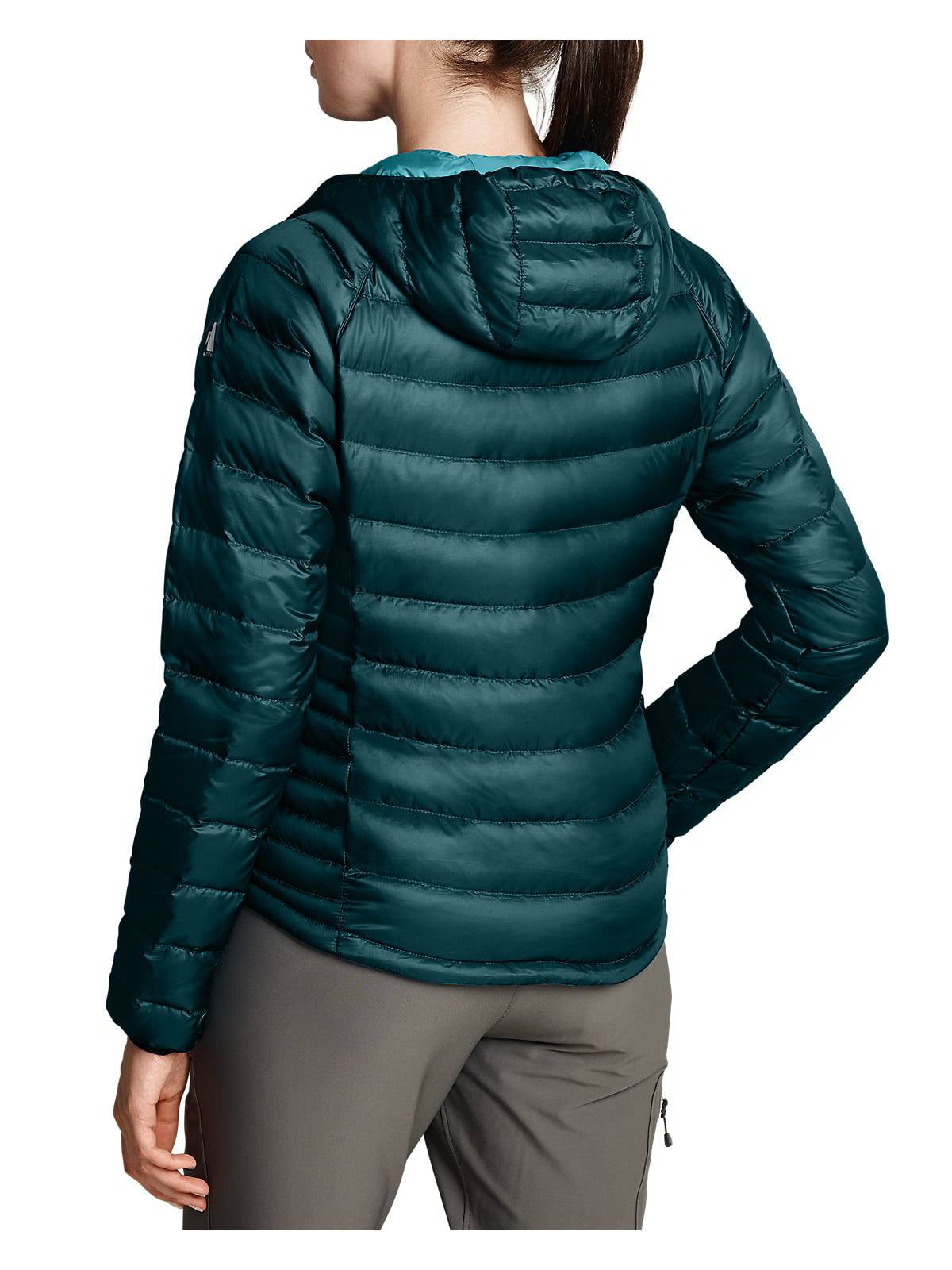 eddie bauer first ascent women's downlight stormdown hooded jacket