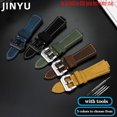 thumbnail image 2 of Correa de reloj de piel de vaca esmerilada vintage de 24 x 16 mm para G-SHOCK Casio GST-B400 GST-B200 Series Crazy Horse Skin Retro Watch Bracelet Strap, 2 of 5