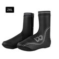 thumbnail image 2 of Eigraketly Cubierta de calzado de ciclismo de bicicleta de carretera Cubiertas de botas a prueba de viento Botines Punta impermeable Cálido Ciclismo negro 2XL, 2 of 6