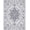 Blue White Orange, Pattern 1, variant on ODIKA 8'x10' Washable Area Rug Non-Slip Chair-Friendly Mat Ornamental Border Distressed Scroll Boho Center Bordered Vintage Flowing Dynamic for Dining Room, Large Office, Lounge
