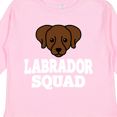 thumbnail image 4 of Inktastic Dog Chocolate Labrador Squad Boys or Girls Long Sleeve Toddler T-Shirt, 4 of 5
