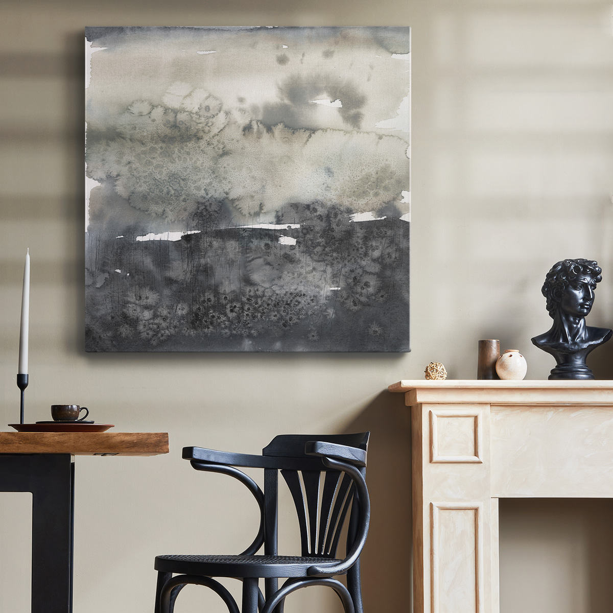 Wexford Home Salted Horizon I-Premium Gallery Wrapped Canvas, 40" x 40" - Ready to Hang