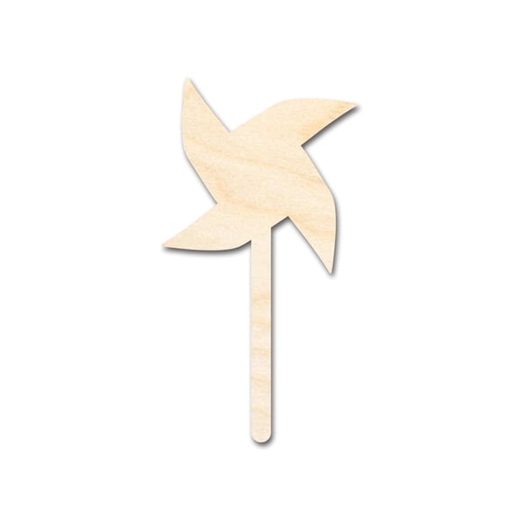 Unfinished Wood Pinwheel Shape 42" / 3/4"