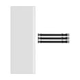 thumbnail image 1 of Cubierta de manguera portátil, envoltura térmica para conductos con 3 correas ajustables, funda de salida gris a prueba de polvo, cubierta aislante, 1 of 8