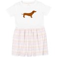 thumbnail image 3 of Inktastic Dachshund Girls Toddler Dress, 3 of 5