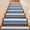 Blue, variant on Orange and White Gradient Stair Treads Non Slip for Steps Minimalist Burnt Orange Ombre Modern 7 Pcs Reusable Adhesive Stair Runner Mats for Dogs Elders Carpet Treads Rugs for Staircase 8x30 In