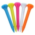 thumbnail image 1 of 100 pcs Golf Tees 54 mm Plastic Mixed Color, 1 of 4