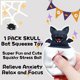 thumbnail image 4 of Pelotas Antiestrés Espeluznantes de Halloween CHAO Paquete de 1 Pelotas Blandas con Forma de Calavera, 4 of 5