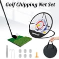 thumbnail image 3 of Pop Up Golf Practice Chipping Net with Golf Hitting Mat Training Target Portable Folding Net for Accuracy and Swing Practice, 3 of 7