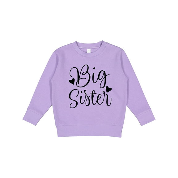 Inktastic Big Sister Girls Cute Announcement Toddler Sweatshirt