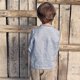 thumbnail image 3 of Camisa vintage de algodón y lino para niños, nueva camisa de lino de manga larga con botones estilo inglés informal para niños de primavera TZ412, 3 of 4