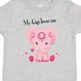 thumbnail image 4 of Inktastic Aditi My Gigi Loves Me Pink Elephant Beautiful Girls Toddler T-Shirt, 4 of 5
