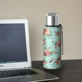 thumbnail image 5 of 20 Oz Pioneer Flower Coffee Tumbler Double Wall Insulated Stainless Steel Water Bottle | Metal Reusable Thermoses Flask with Cup Cap | Leak & Sweat Proof with Anti-Dust Lid, 5 of 7
