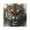 Black, variant on Square Clock Black Clock 7.78 *7.78 Inch Decorative Clock Creative Clock Dual-Purpose Clock Wall Clock Clock Decorate Your Space Big Tiger with Big Mouth
