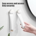 thumbnail image 4 of TIMIFIS Hooks for Hanging Toothpaste Clip without Punching Wall Hanging Toothpaste Organizer Vanity Wall Hooks Bathroom Shelves Toothpaste Holder, 4 of 6