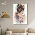 thumbnail image 3 of Chic Girl Butterflies Canvas Modern Boho Portrait Wall Art by Art Remedy, Gallery Wrapped, 30" x 45", 3 of 7