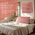 thumbnail image 2 of Unique Bargains 2 Pack Cotton Pillowcase Cooling Envelope Closure Wrinkle Resistant Queen Dark Pink, 2 of 5