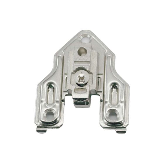 Blum 25-Pack Cam Adjustable Clip Face Frame Screw-on 4.5mm Mounting Plate, Nickel Plated - image 1 of 3