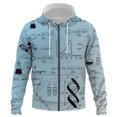 thumbnail image 1 of 2024 Nouveau Formule Mathématique Sweat à Capuche Imprimé 3D Pull Hommes Femmes Mode Décontractée Streetwear Hip Hop Fermeture Éclair, 1 of 5