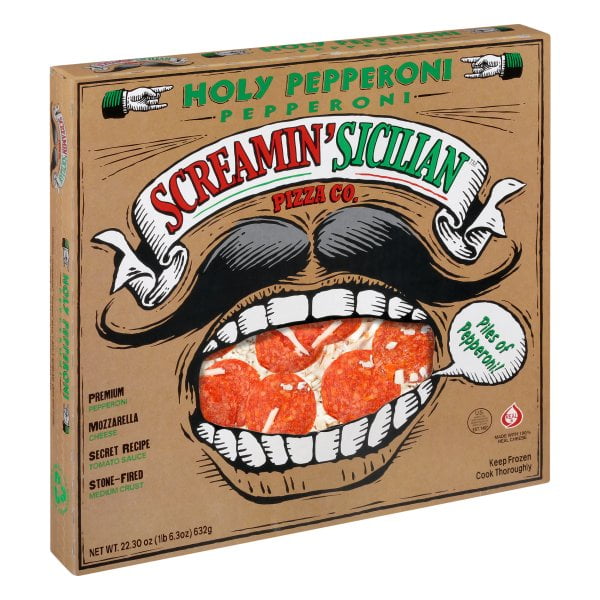 Screamin' Sicilian Original Holy Pepperoni Pizza, 22.3 oz