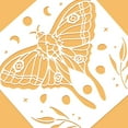 thumbnail image 4 of 12x12 Inch Moth Moon Stencil Set Plastic Drawing Templates for Wood Painting Wall Art Scrapbooking, 4 of 8