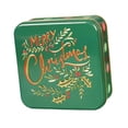 thumbnail image 3 of Lata de galletas navideñas, caja de dulces navideños, embalaje de regalo, lata de galletas, estuche para galletas Verde MERRY, 3 of 9