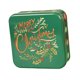thumbnail image 3 of Caja de regalo para galletas navideñas, lata para galletas, empaque para regalo, estuche para bocadillos con dibujos animados Verde MERRY, 3 of 9