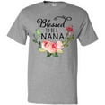 thumbnail image 3 of Inktastic Blessed to Be a Nana with Flowers T-Shirt, 3 of 5