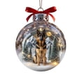 thumbnail image 1 of Cute Dog Acrylic Flat Ornament 8Cm, 1 of 2