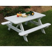 A & L Furniture Yellow Pine Kids Picnic Table