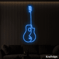 thumbnail image 2 of Craftnamesign Guitar Neon LED Sign, Guitar Shop Decor, Guitarist Gifts, 2 of 4