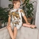 thumbnail image 4 of Balery Cowboy Up Vintage Wild West Conjunto de Pijama Infantil de Manga Corta con Estampado – Ropa de Dormir de Algodón Suave-Large, 4 of 6