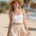 thumbnail image 3 of SUOSDEY Women Woven Wide Belt for Dress Fashion Rattan Braided Waist Belt Straw Raffia Boho Belt for Jeans, 3 of 6