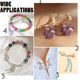 thumbnail image 5 of 147 cuentas de vidrio con forma de ojo de gato de 8 mm, redondas, espaciadoras, sueltas, para pulseras, collares, pendientes y bisutería, color azul oscuro., 5 of 5