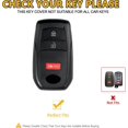 thumbnail image 2 of Key Fob Cover Compatible with Toyota Camry 4Runner RAV4 Tundra Tacoma Corolla Grand Highlander 2025-2026 3/4 Button TPU Keychain Case Holder Protector,blue, 2 of 6