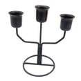 thumbnail image 3 of Candelabro de 3 brazos, candelabro de hierro, candelabro decorativo para vacaciones, dormitorio, sala de estar, decoración de boda Estilo A BLESIY candelero, 3 of 8