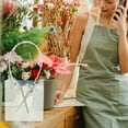 thumbnail image 6 of MERRYHAPY 6-Pack Clear PVC Handheld Flower Bouquet Wrapping Bags, Simple Design Floral Packaging Supplies, 6 of 8
