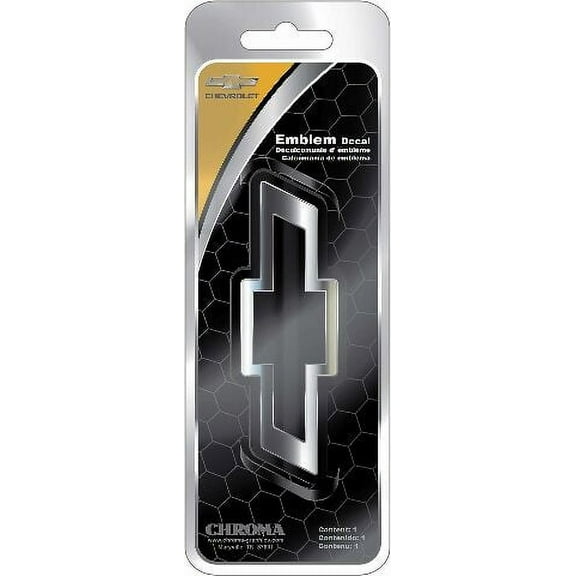 Chroma Graphics 009115 Chevy Bowtie Chrome Injection Molded Emblem Decal