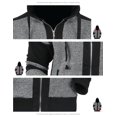 thumbnail image 4 of Ma Croix Mens Casual Jacket and Sweater Elastic Urban Active Biker Slim Fit, 4 of 4