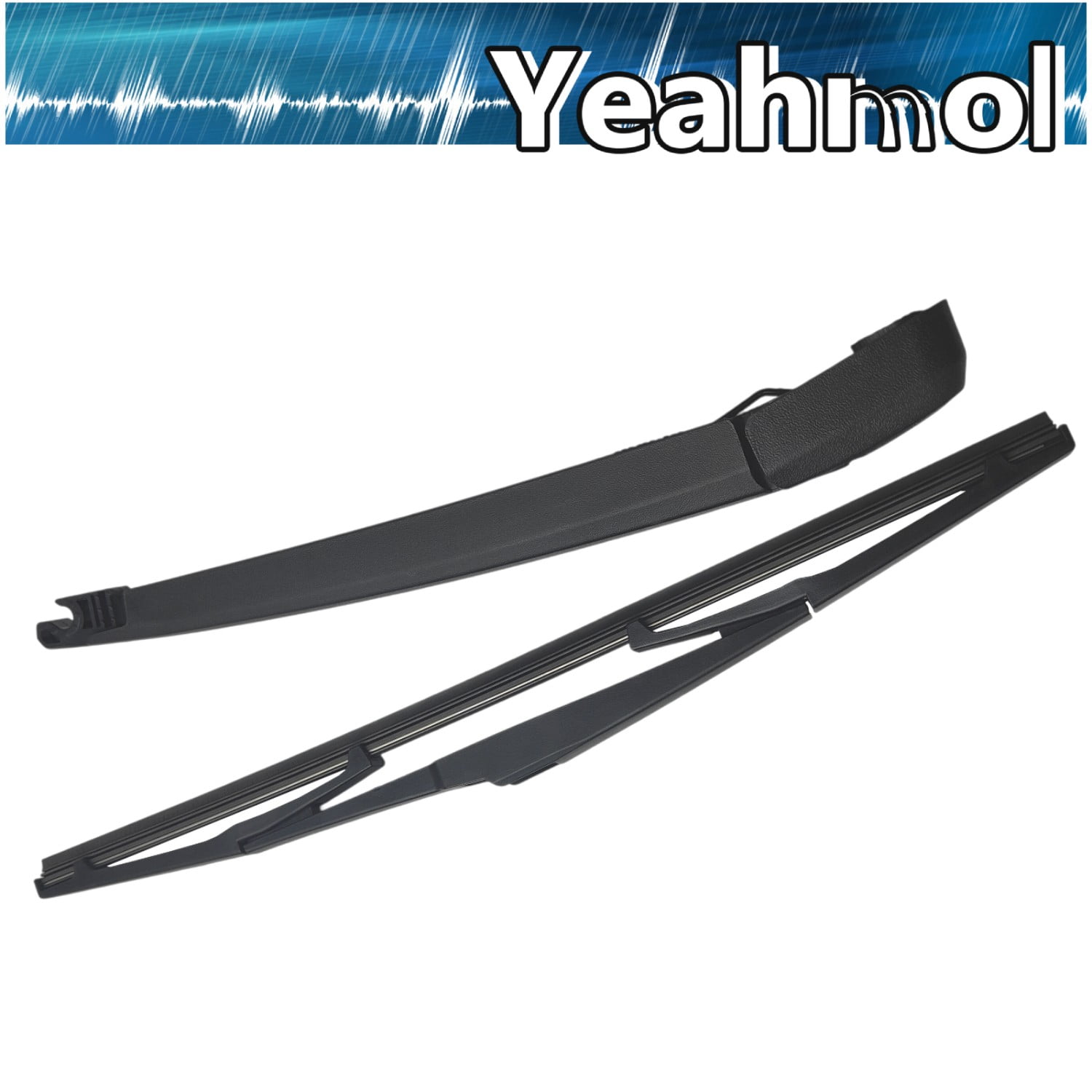 Yeahmol Fit For Toyota C-HR 2018, 26"+16"+14"+12" replacement for Windshield Wiper Blades and Rear Wiper with Arm Y24J4V6S