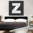 thumbnail image 2 of ARTCANVAS Chalkboard Alphabet Letter Z Canvas Art Print - Size: 36" x 36" (0.75" Deep), 2 of 9