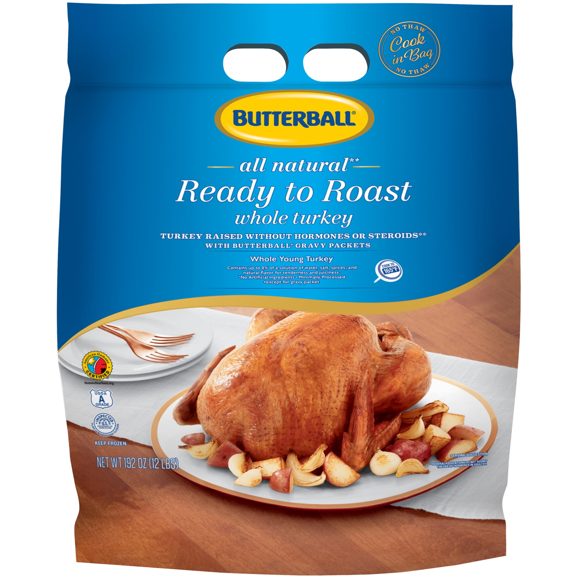 Butterball Ready to Roast Whole Young Turkey, Frozen, 12 lbs. BrickSeek