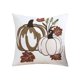 thumbnail image 2 of HaoXun Halloween Embroidered Pumpkin Pillow Cover - Premium Linen Cushion for Sofa, Living Room Decor, 17.71x17.71 Inch, 2 of 6