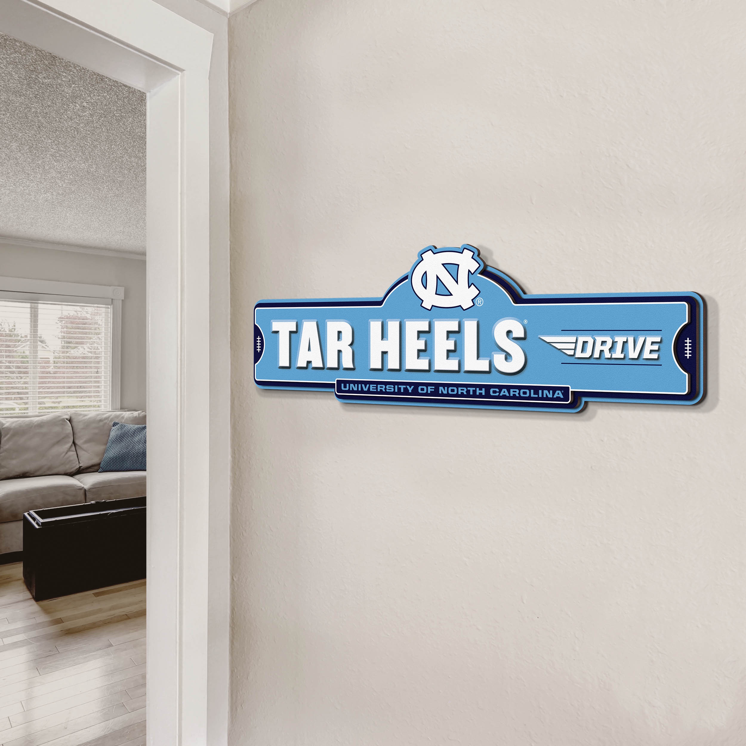 YouTheFan NCAA North Carolina Tar Heels Street Sign